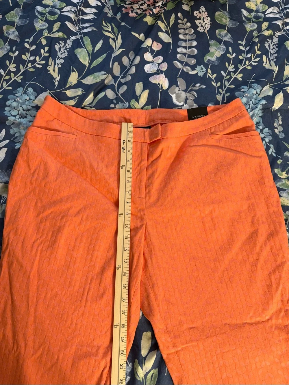 Lane Bryant Coral Madison Ankle Pants Plus Size 24